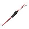 Long Lasting 2 Pin Amp/Tyco Waterproof Wire Connectors with Cable Kits for Automotive and Motorcycle Use (10 Sets)