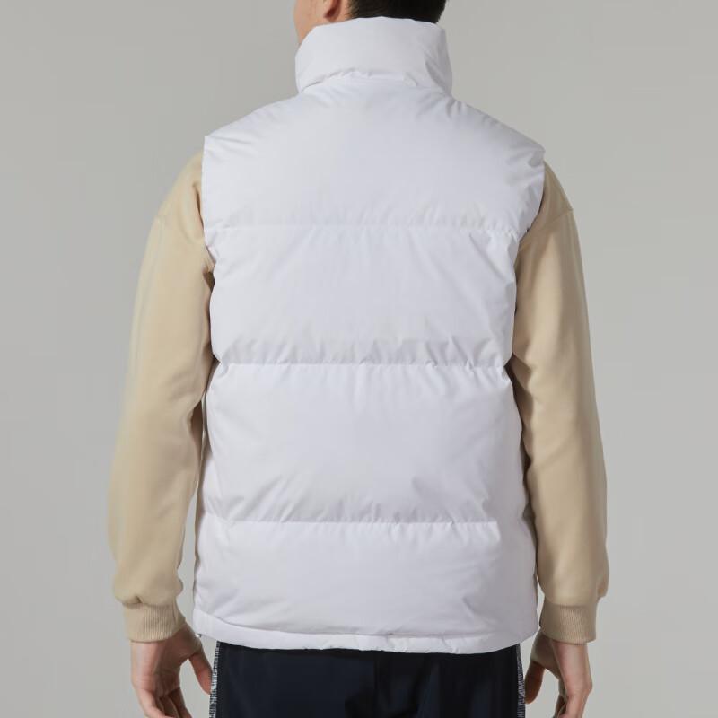 Under Armour Solid Color Stand Collar Windproof Warm Down Vest Unisex Vests White 21600803-100