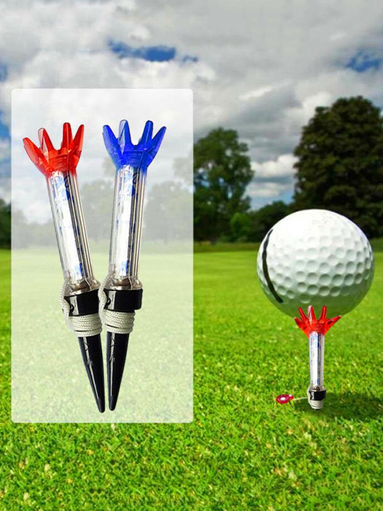 80mm Golf Tees Geringe Reibung und Widerstand 2 Stück Unzerbrechliches Golf-Tee Ausgezeichnete Haltbarkeit und Stabilität Golfbälle Zubehör