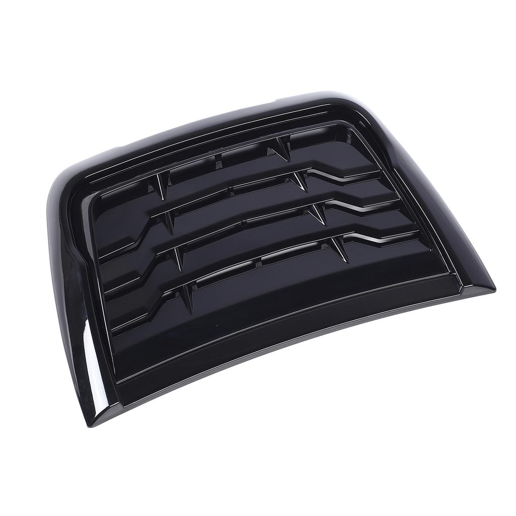 Bonnet Air Intake Vent Scoop Cover Glossy Black Hood Air Intake Trim Cover Improve Heat Dissipation
