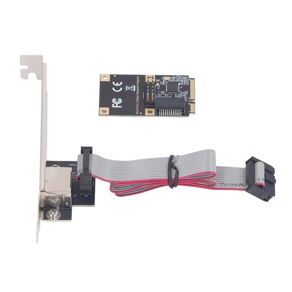 Mini PCIe Network Card Single Port 2.5G Gigabit Ethernet RJ45 Network Adapter Card for Desktop PC