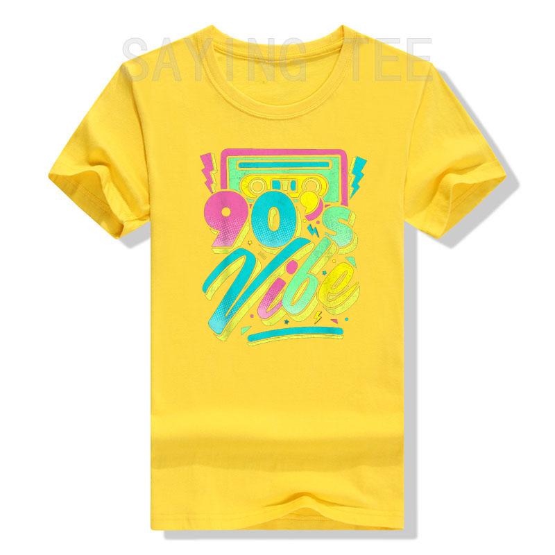 90s Vibe Vintage Retro Costume Party Nineties Unisexs Womens TShirt Music Lover Cool 90s Costume Funny Graphic Tee Tops Gifts