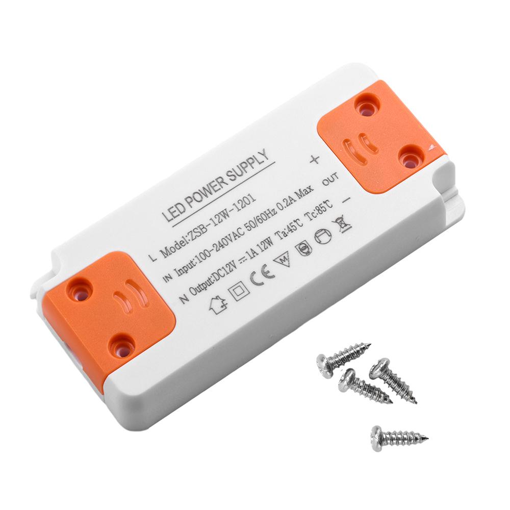 DC 12V LED Driver Thin Constant Voltage Drive Power Input Voltage AC185-260V 12W/18W/24W/36W Ultra-thin Design Saves Space