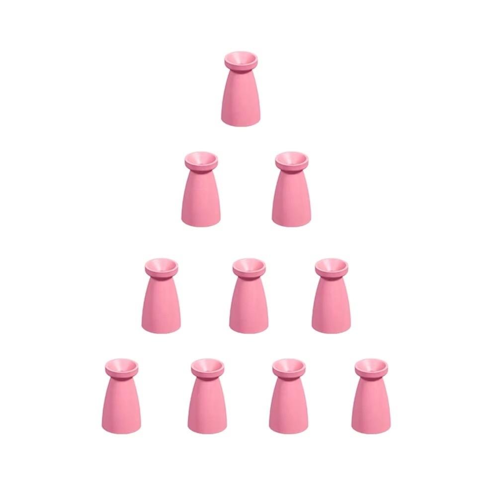 10Pcs No Wax Diamond Painting Pen Tips Electrostatic Pen Tips  for Full Drill or Partial Kits Pink-10pcs