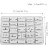 26 Cavity Alphabet Crayon Molds Letter Silicone Candy Mold For Candy