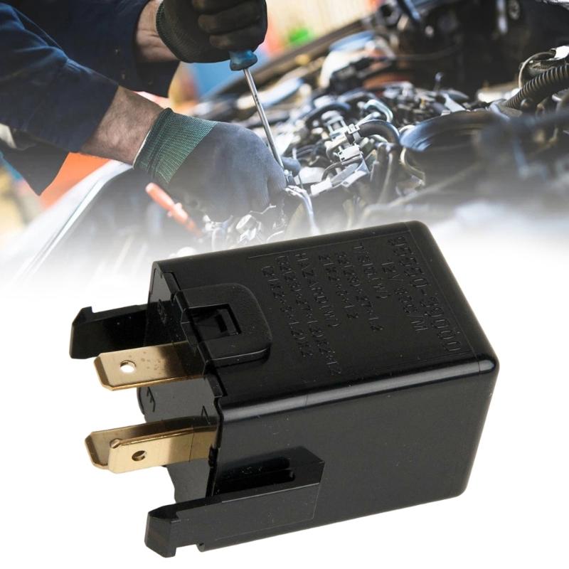 Universal Car Flasher Relays For Turn Signal Systems ABS Plastic Housing Temperature Resistant Interior Part 95550-39000