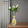 3D Puzzle Vase Adults DIY Floral Puzzle Vase 160 Pieces of Puzzle Vase Flower-Themed Art Puzzle Vase Gift for Housewarming Home Decoration