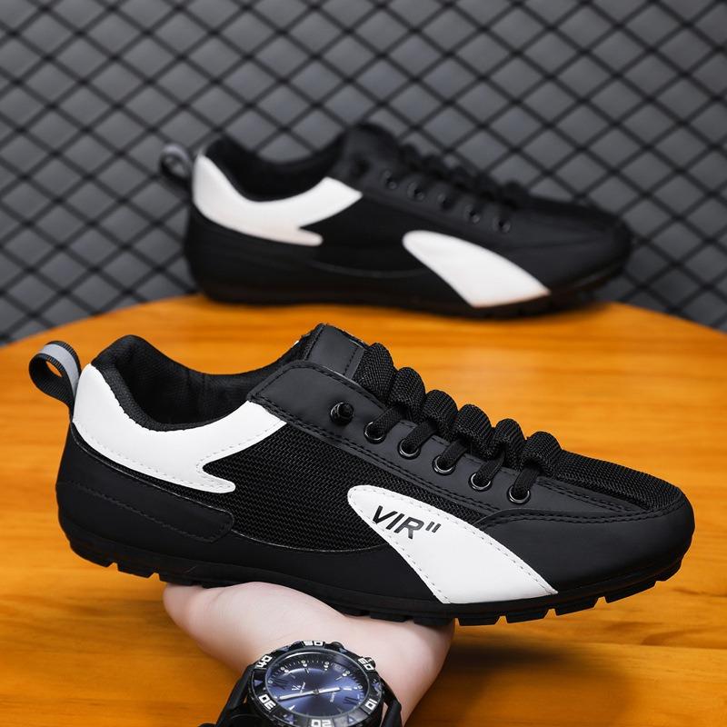 Summer Casual Shoes Men's Trend Mesh Breathable One-pedal Versatile Breathable Cloth Shoes