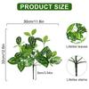 32cm Eucalyptus Leaf Stems of Green Artificial Plants Bouquet for Home Room Decoration Bride Wedding Decor Vases Flower Bouquet