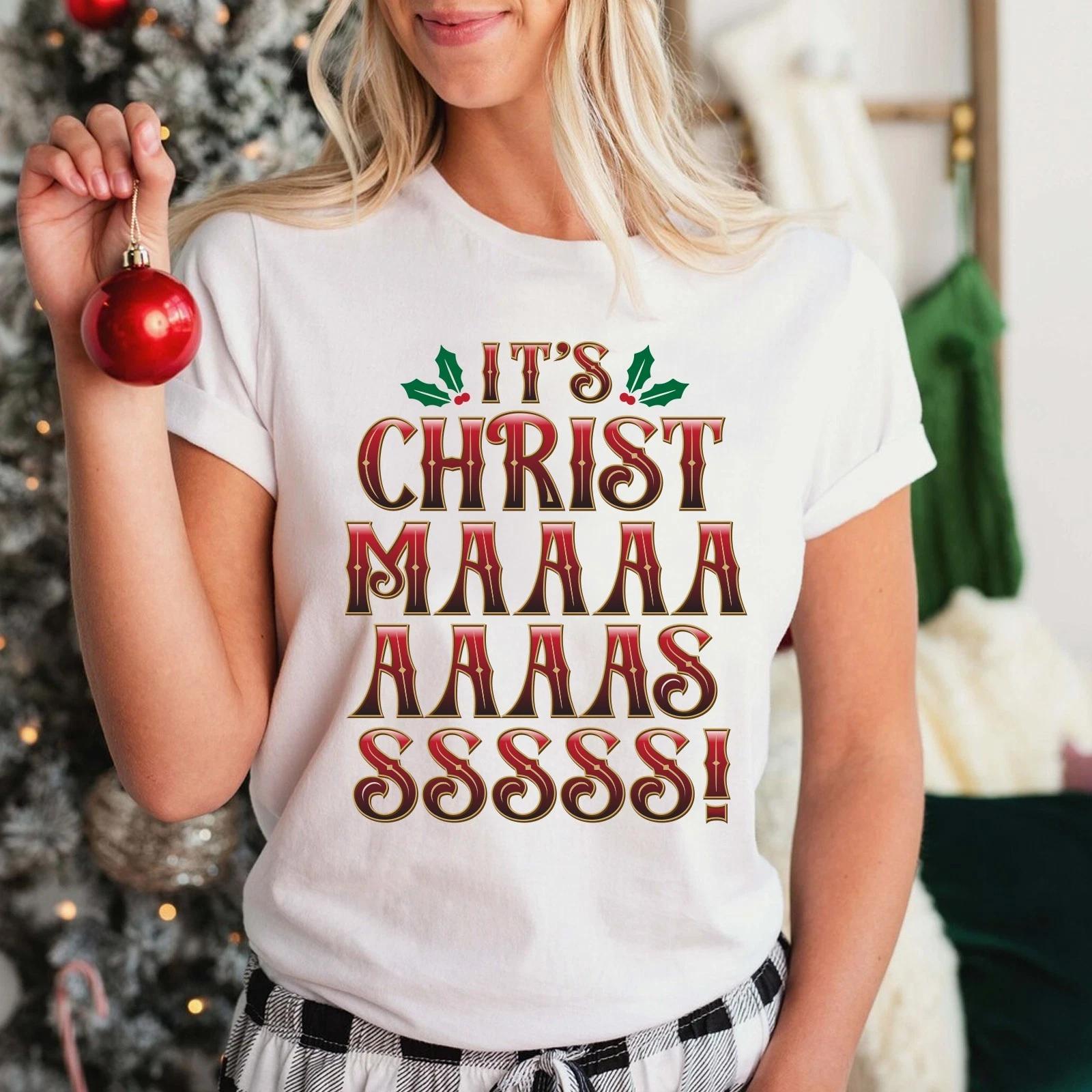 

It s Christmas! - Unisex T-Shirt - Fun Christmas Slade Song Festive Present L