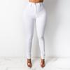 Hohe Taille Stretch Schlanke Passform Damen Denim Jegging Hosen Lässig Täglich