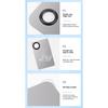 1 Set Stainless Steel Makeup Mixer Nail Polish Mixing Plate Foundation Eyeshadow Mixer Eyeshadow Palette with Spatula Rod