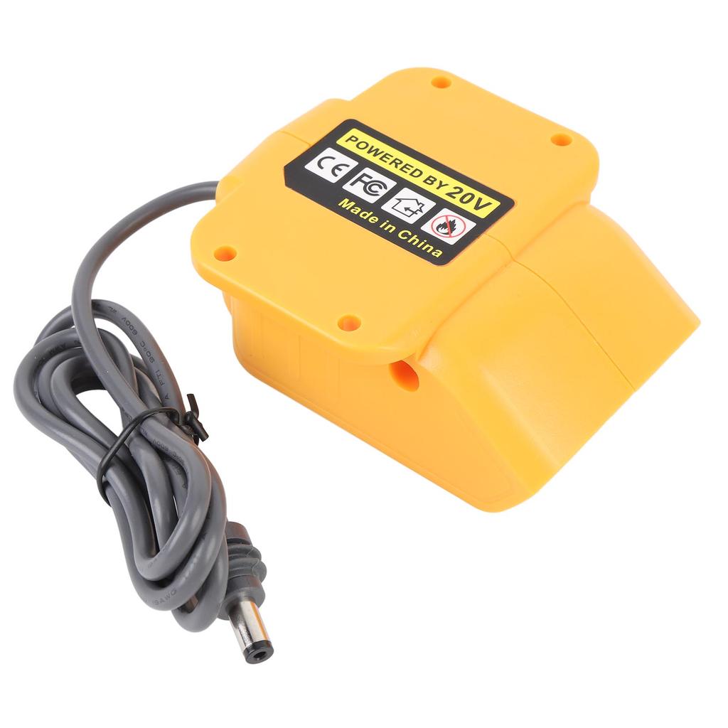DC Power Cable and Battery Adapter for 18V 20V Battery Plug and Play Charger Adapter To DC Power