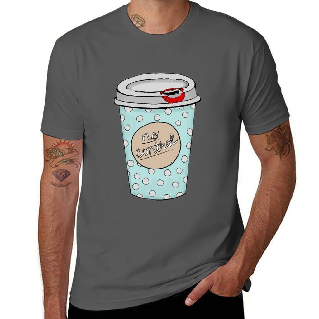 Stained Coffee Cup TShirt Soft AntiShrink Cotton Tee