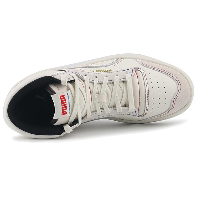 PUMA Ralph Sampson Mid Panorama 'Creamwhite Black Red' Men's 375871-01