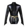 Teen Titans Raven Cosplay Costume With Cap Deluxe Jumpsuit Cloak Belt Suit Halloween Uniform For Women Girls