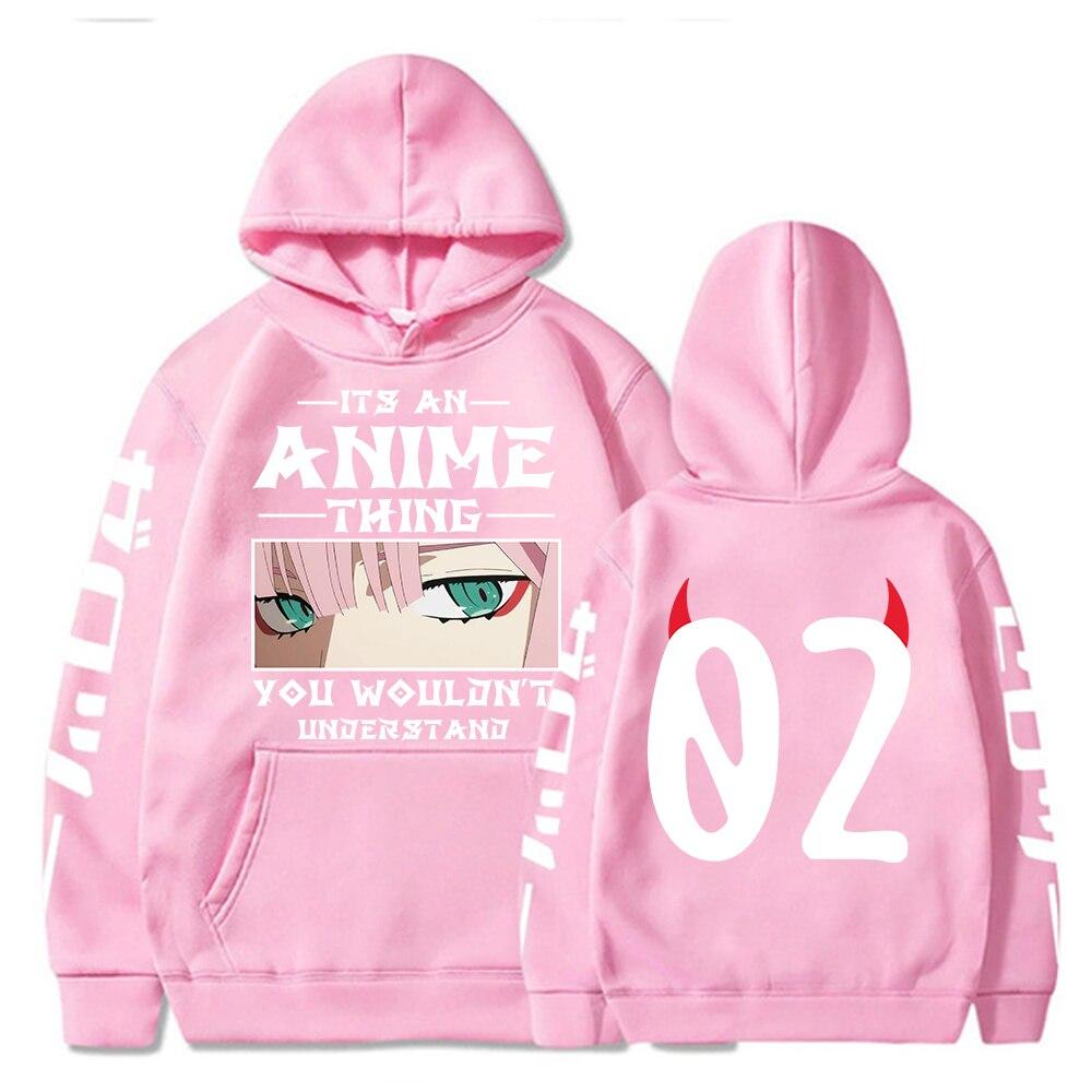 Men Women DARLING In The FRANXX HIRO ZERO TWO Anime Hoodie Sweatshirt Pullover Z Men Women DARLING In The FRANXX HIRO ZERO TWO Anime Hoodie Sweatshirt Pullover Z
