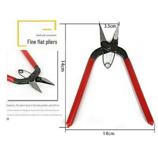 DIY Jewelry Tool Kit: Needle-Nose Pliers, Scissors, Materials for Handmade Earrings