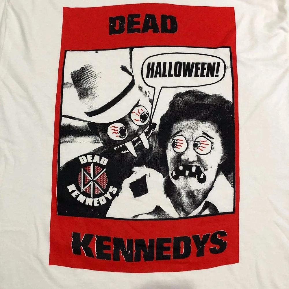 Vintage Scary in Halloween Dead Kennedys Shirt White Unisex S-2345XL 1V0542 Unisex T-Shirt M