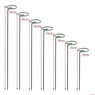 Garden Support Stake Ring Metal Garden Plant Supports Single Stem Shrub Holder