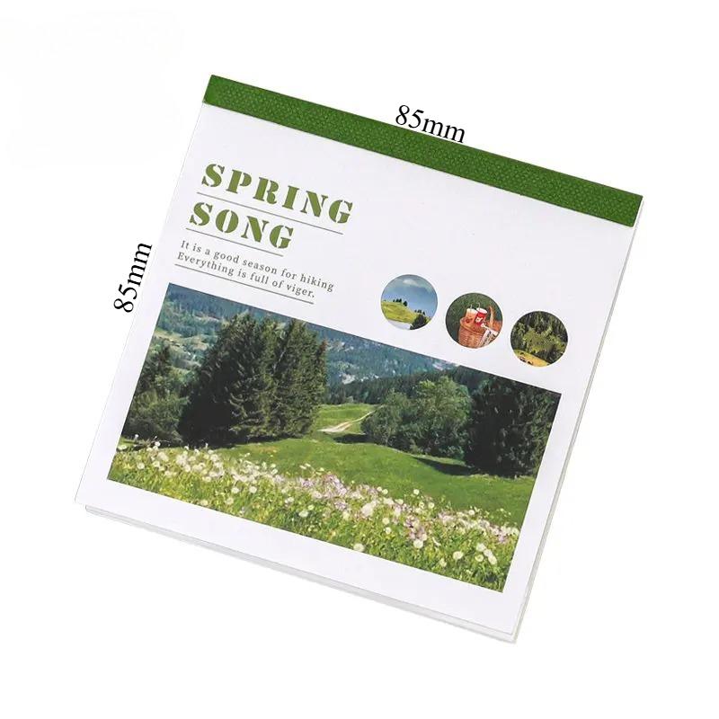 40 Sheets/book Aesthetic Landscape Oil Painting Art Girl Sticker Book DIY Magazine Decorative Art Scrapbook Material Stationery Stickers