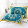 Dvoudílný povlak na polštář Povlak na polštář s bohémským potiskem Domácí Vysoce kvalitní Hrubá Šifrovaná Ručník na polštář
