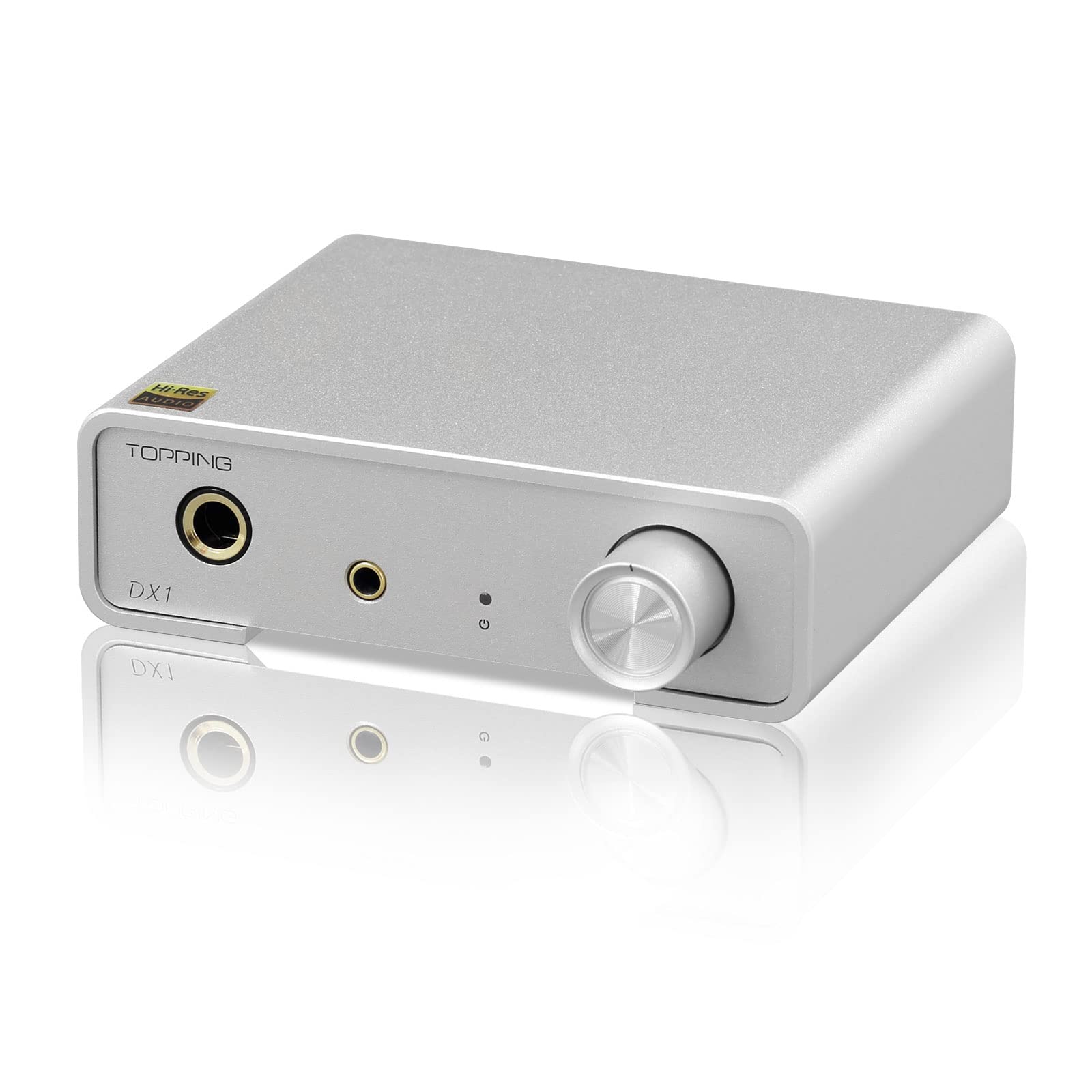 

TOPPING DX1 USB ЦАП Підсилювач для навушників Вбудована мікросхема AK4493S [Новий випуск] & срібний