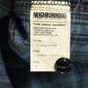 NEIGHBORHOOD Made in Japan 111ARNH-SHM03 Check Pattern Long sleeve Cotton shirt Men's Used