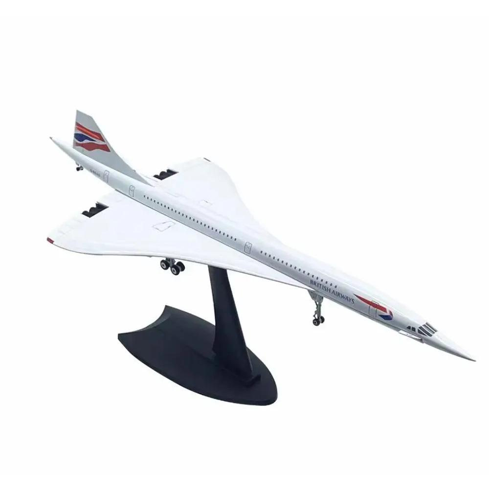 1/200 Модель британского самолета Конкорд G-BOAG Сплав Готовое изделие Коллекционная модель