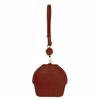 Extendable Reading Magnifying Glass Easy-pull Buckle PU Leather Key Chain  Seniors