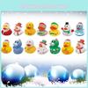 Heerlijke Feestelijke Rubberen Eend Blind Box Voor Kinderen Stressverlichting Plezier Adventskalender Cadeau