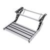 RV Steps 400lbs Load Capacity Aluminum Alloy Single Ladder Step Manual Telescopic Folding RV Entry Stair for Camping