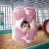 Warm Pet Sleeping Bag Velvet Plush Squirrel Beds Comfort Hamster Hanging Bed  Winter