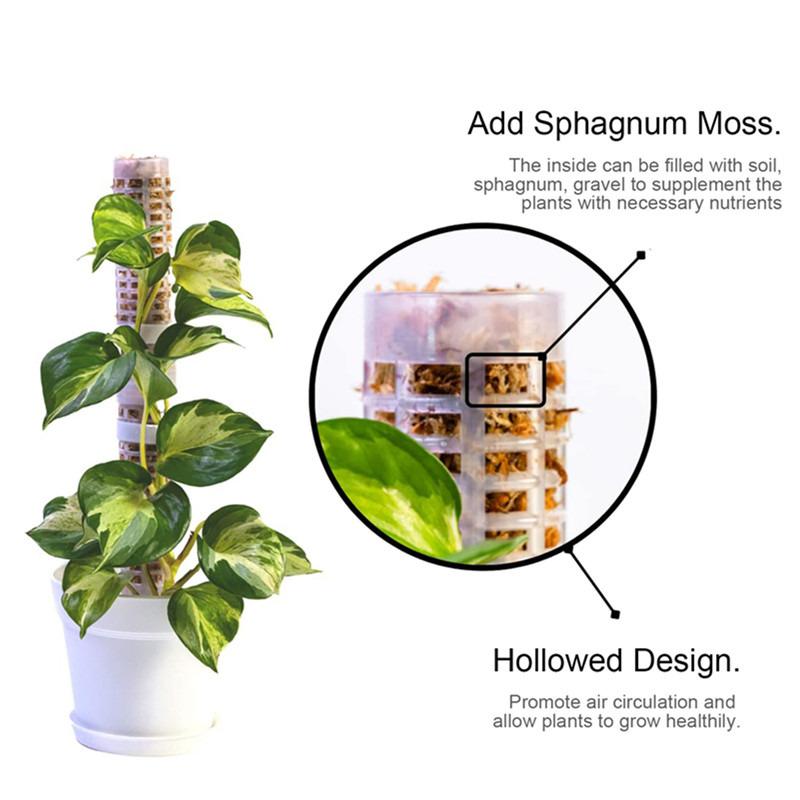 Plant Climbing Column Sphagnum Moss Pole Plants Growing Support Stand Water-Retaining Fertilizer-Rich Plant Extension Pole Stick