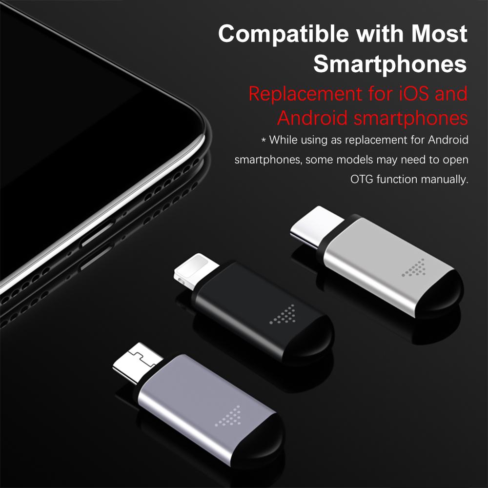 Wireless Smart Phone Infrared Transmitter Universal Mini Remote Controller with Type C Connector Replacement for