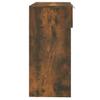 Console Table Smoked Oak 90x36x75 cm Wood Based Material