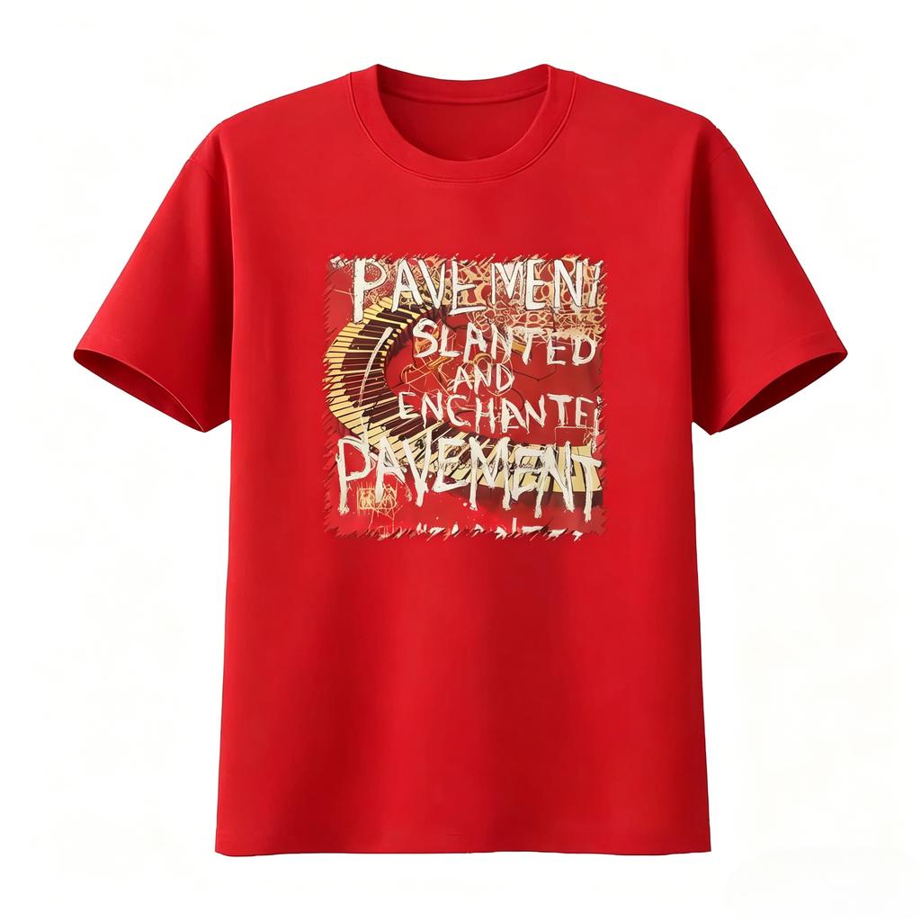 Pavement Slanted and Enchanted Album Stephen Malkmus Music Art Print Streetwear Men's Clothing Women's 2026 Summer T Shirt