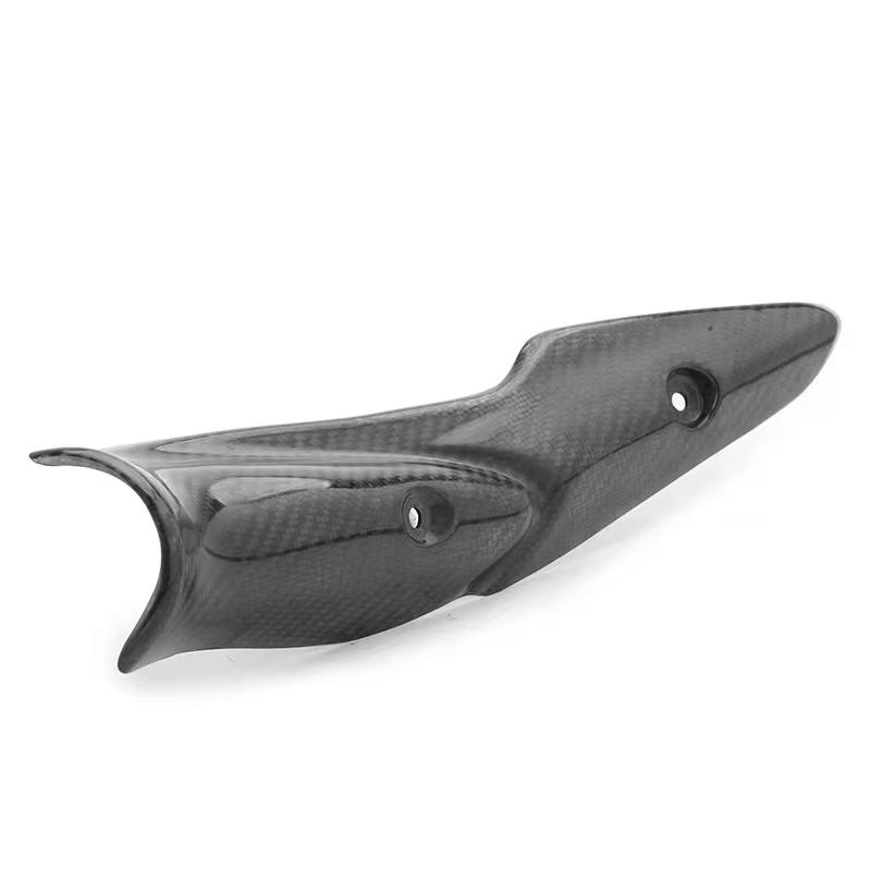 Motorcycle Heat Shield Exhaust Muffler Pipe With Carbon Fiber Cover For TF/Z900 Kawasaki z900 Heat Shield slip-on