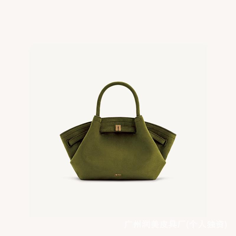 JWPEI 2025 Dumpling Handbag: Genuine Leather Tote & Crossbody Bag, Available In Large & Small Sizes for Women.