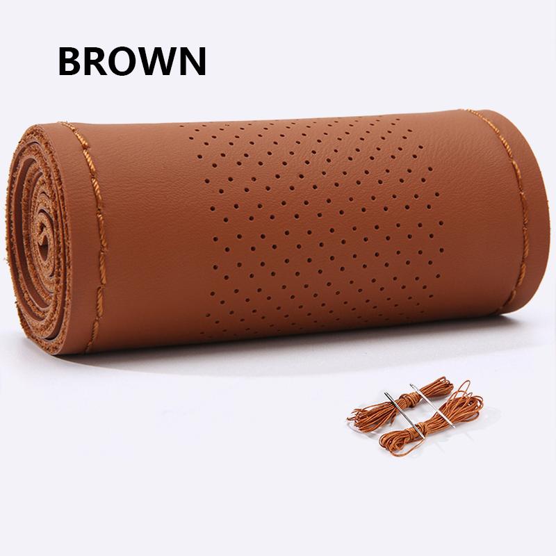 Anti-Slip Car Steering Wheel Braid Cover Hand-Sewn Car Steering Wheel Covers Are Suitable For 90% of the Models On The Market
