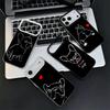 Französische Bulldogge Schwarz Design Weiche Handyhülle für iPhone 15 16 17 Pro Max 17Air 16E 14 Plus 13 12 Mini Stoßfeste Hülle Rückschale