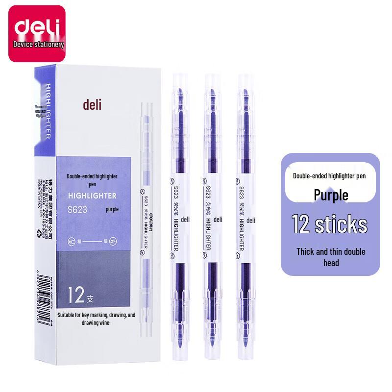 Deli S625 Large Capacity Single-Head Highlighter