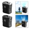 Waist Clip Fan Neck Fan Portable Rechargeable Lightweight Personal Fan Hanging Fan for Worksite Outdoor Sports Camping Fishing