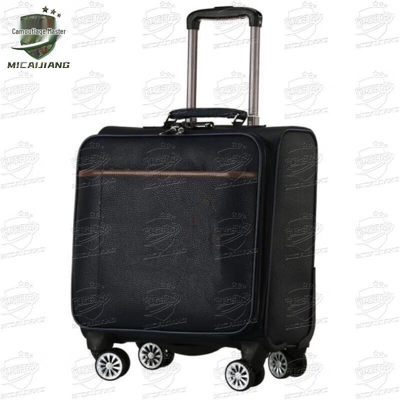 Mizaijiang Black 16-inch Carry-on Suitcase