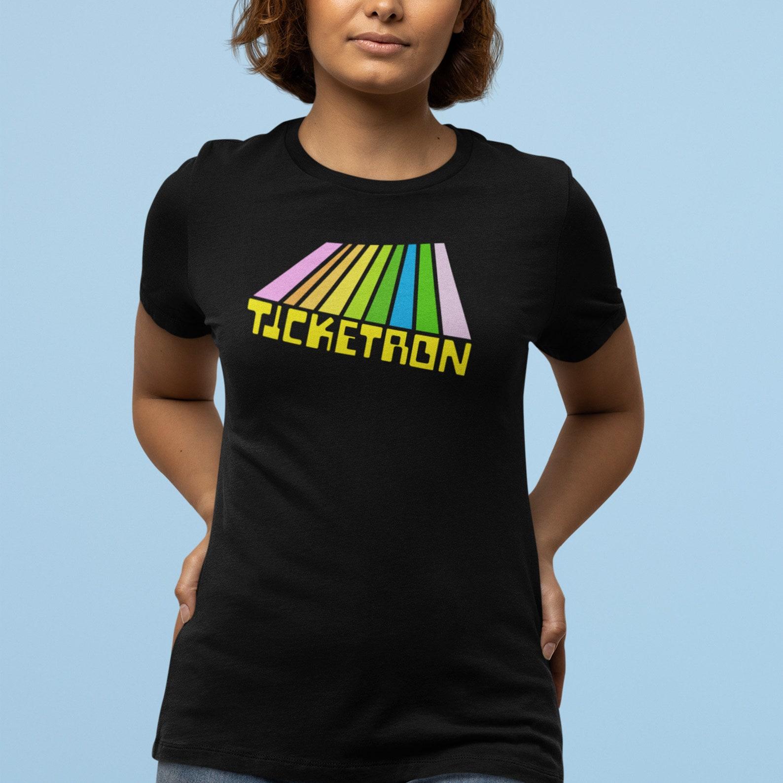 Ticketron/concert ticket T shirt/concert Tickets/retro ticketing/music T shirt/tour T shirt/music memorabilia/Ticketmaster/ticket stubs/1970s M