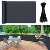 SUNNY GUARD Veranda Privacy Graphite Ash Outdoor UV Protection Screen, 6x0.7m, Sunshade, Sunshade,