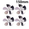 Motor Replacement Fridge Fan Blade Versatile Sizing Hole Diameter 6.9mm Multipack 4pcs Hair Dryer Style Raised Right Side