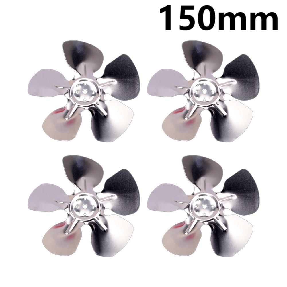Motor Replacement Fridge Fan Blade Versatile Sizing Hole Diameter 6.9mm Multipack 4pcs Hair Dryer Style Raised Right Side