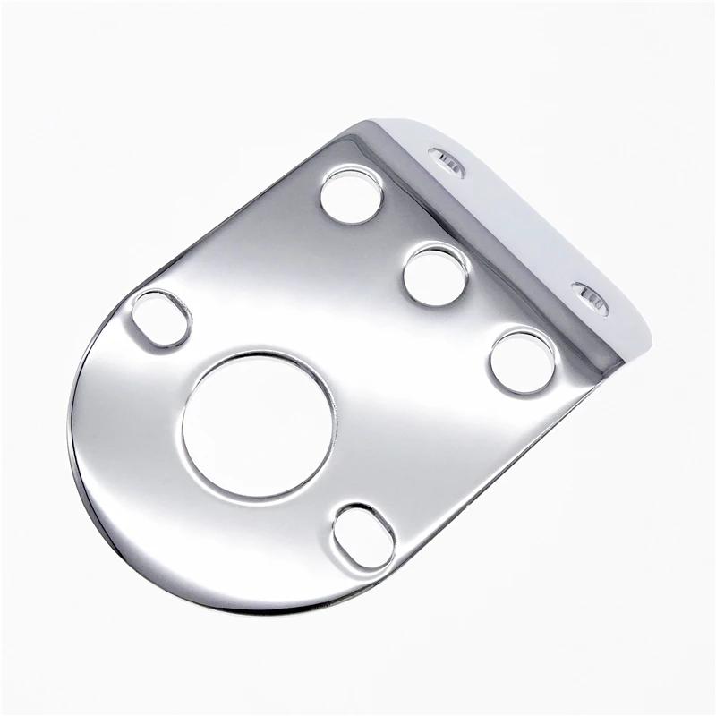 Motorcycle Side Tail Brake Light License Number Plate Light with Mount Bracket Universal for Harley Sportsters Bobber Chopper