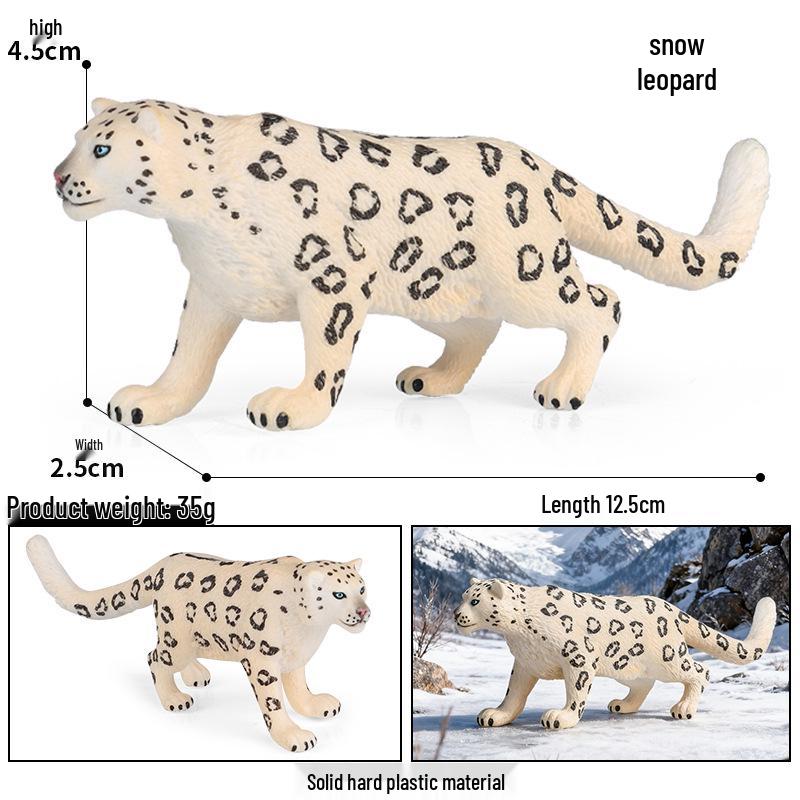 Realistic Wild Animal Models: Rhino, Hippo, Panda, Jaguar, Lion, Camel Cognitive Toys for Children